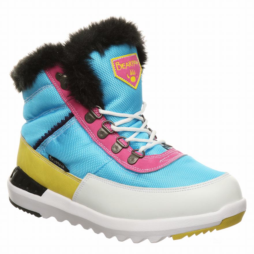 Bearpaw Mokelumne Ankle Boots UK - Women's Boots Multicolor ||PHXDQK-728||